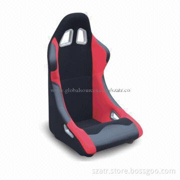 New Style PU Racing Car Seat with Steel Tube Frame